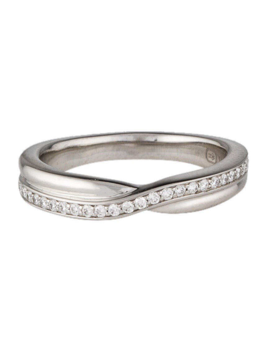 Harry Winston Platinum Diamond Tryst Wedding Band